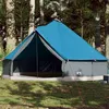 Image de Vidaxl Tente Familiale Tipi 8 Personnes Bleu ImpermÃ©able
