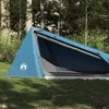 Image de Vidaxl Tente De Camping Tunnel 1 Personne Bleu ImpermÃ©able