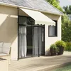 Image de Vidaxl Auvent RÃ©tractable CrÃ¨me 150x150 M Tissu Et Acier