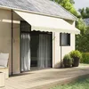 Image de Vidaxl Auvent RÃ©tractable CrÃ¨me 300x150 M Tissu Et Acier