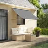 Image de Vidaxl Auvent RÃ©tractable Anthracite 250x150 M Tissu Et Acier