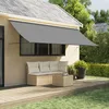 Image de Vidaxl Auvent RÃ©tractable Anthracite 350x150 M Tissu Et Acier