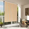 Image de Vidaxl Store Roulant D'extÃ©rieur Orange Et Blanc 150x270cm Tissu Acier
