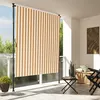 Image de Vidaxl Store Roulant D'extÃ©rieur Orange Et Blanc 200x270cm Tissu Acier