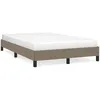 Image de vidaXL Cadre de lit sans matelas taupe 120x190 cm tissu