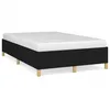 Image de vidaXL Cadre de lit sans matelas noir 120x190 cm tissu