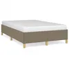Image de vidaXL Cadre de lit sans matelas taupe 120x190 cm tissu