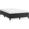 Image de vidaXL Cadre de lit sans matelas noir 120x190 cm similicuir