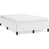 Image de vidaXL Cadre de lit sans matelas blanc 120x190 cm similicuir