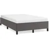 Image de vidaXL Cadre de lit sans matelas gris 120x190 cm similicuir