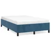 Image de vidaXL Cadre de lit sans matelas bleu foncÃ© 120x190 cm velours