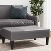 Image de vidaXL Repose-pied gris 77x55x31 cm similicuir