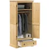 Image de vidaXL Garde-robe Corona 76x50x170 cm bois de pin massif