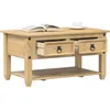 Image de vidaXL Table basse avec tiroirs Corona 85x50x45 cm bois de pin massif