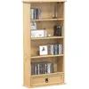 Image de Vidaxl Armoire Ã Cd Corona 52x17,5x103 Cm Bois De Pin Massif