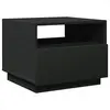 Image de Tables basses VidaXL  Table basse  avec lumières LED noir 50x49x40 cm P31600019