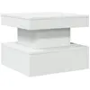Image de Tables basses VidaXL  Table basse  avec lumières LED blanc 50x50x40 cm P31599645