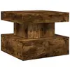 Image de Tables basses VidaXL  Table basse  avec lumières LED marron 50x50x40 cm P31600667