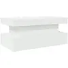 Image de Tables basses VidaXL  Table basse  avec lumières LED blanc 90x50x40 cm P31599613