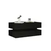 Image de Tables basses VidaXL  Table basse  avec lumières LED noir 90x50x40 cm P31600086