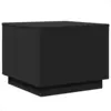 Image de Tables basses VidaXL  Table basse  avec lumières LED noir 50x50x40 cm P31599831