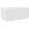Image de Tables basses VidaXL  Table basse  avec lumières LED blanc 90x50x40 cm P31600265