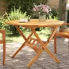 Image de Vidaxl Table Pliable De Jardin Ã110x75 Cm Bois D'acacia Solide