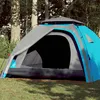 Image de Vidaxl Tente De Camping Ã DÃ´me 4 Personnes Bleu LibÃ©ration Rapide