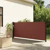 Image de Vidaxl Auvent LatÃ©ral RÃ©tractable Marron 117x300 Cm