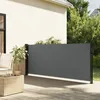 Image de Vidaxl Auvent LatÃ©ral RÃ©tractable Anthracite 120x300 Cm