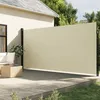 Image de Vidaxl Auvent LatÃ©ral RÃ©tractable CrÃ¨me 220x500 Cm