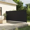 Image de Vidaxl Auvent LatÃ©ral RÃ©tractable Noir 160x600 Cm