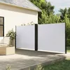 Image de Vidaxl Auvent LatÃ©ral RÃ©tractable Blanc 180x1000 Cm