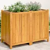 Image de Vidaxl JardiniÃ¨re Avec Doublure 100x50x75 Cm Bois Massif D'acacia