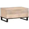 Image de Tables basses VidaXL  Table basse  Bois de manguier massif Blanc 80x51x40 cm P31937586