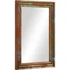 Image de vidaXL Miroir salle de bain 50x70 cm bois massif d'acacia et verre