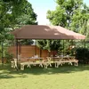Image de Vidaxl Tente De RÃ©ception Pliable Escamotable Marron 580x292x315 Cm