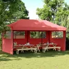 Image de Vidaxl Tente De RÃ©ception Pliable Escamotable Avec 3 Parois LatÃ©rales