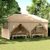 Image de Vidaxl Tente De RÃ©ception Pliable Escamotable Avec 4 Parois LatÃ©rales