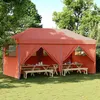 Image de Vidaxl Tente De RÃ©ception Pliable Escamotable Avec 4 Parois LatÃ©rales