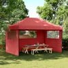 Image de Vidaxl Tente De RÃ©ception Pliable Escamotable Avec 3 Parois LatÃ©rales
