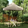 Image de Vidaxl Tente De RÃ©ception Pliable Escamotable Taupe 200x200x306 Cm