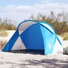 Image de Vidaxl Tente De Plage Bleu AzurÃ© Escamotable ImpermÃ©able