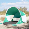 Image de Vidaxl Tente De Plage 2 Personnes Vert D'eau Escamotable ImpermÃ©able