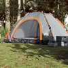 Image de Vidaxl Tente De Camping 5 Personnes Gris Et Orange LibÃ©ration Rapide