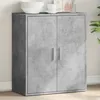Image de vidaXL Buffet gris bÃ©ton 79x38x80 cm bois d'ingÃ©nierie