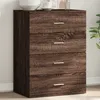 Image de vidaXL Buffet chÃªne marron 60x39x80 cm bois d'ingÃ©nierie