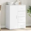 Image de vidaXL Buffet blanc 59x39x80 cm bois d'ingÃ©nierie