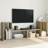 Image de vidaXL Meubles TV 2 pcs chÃªne sonoma 75x30x50 cm bois d'ingÃ©nierie