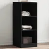 Image de vidaXL Garde-robe noir 48x41x102 cm bois d'ingÃ©nierie
